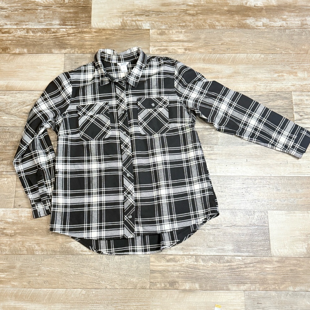 Duluth Trading Company Women's Free Swingin' Flannel Shirt Size XL